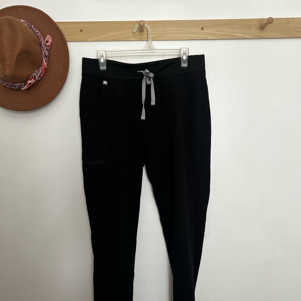 Figs Technical Collection Black Joggers